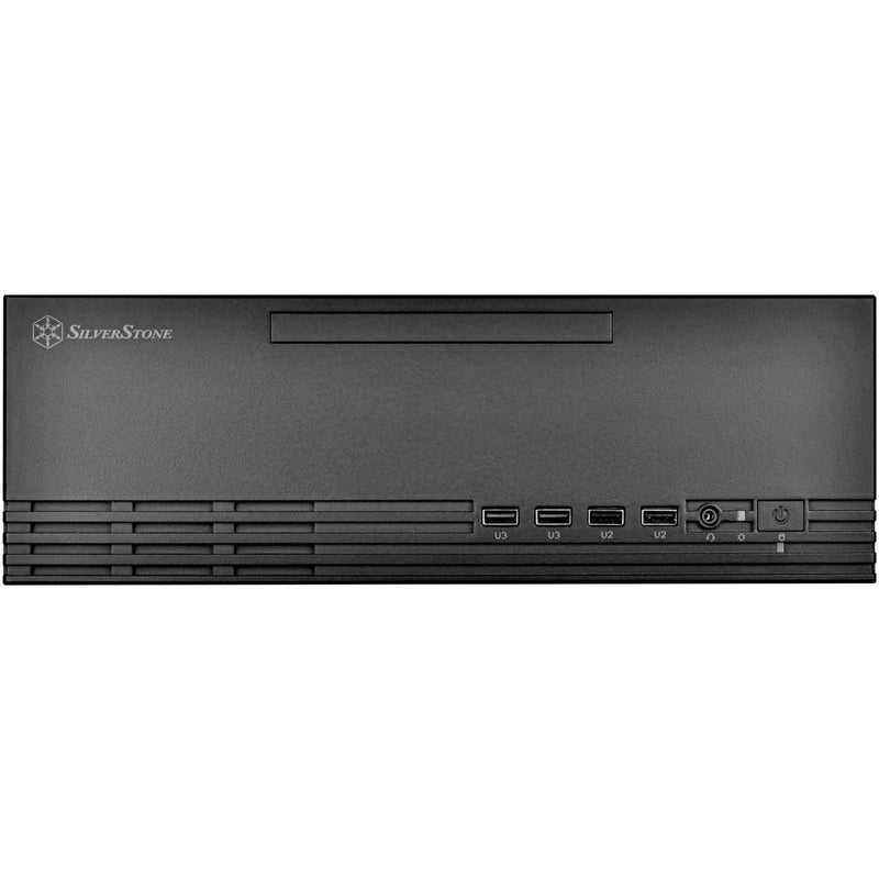 Load image into Gallery viewer, Silverstone sst-ml11b htpc behuizing (zwart | 4x usb-a)

