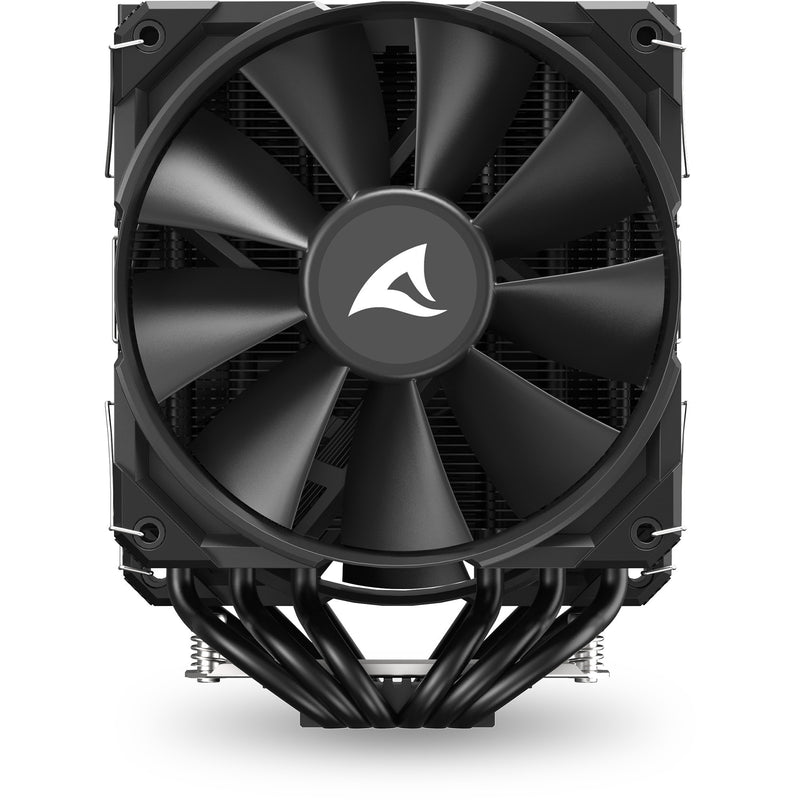 Load image into Gallery viewer, Sharkoon a60 cpu-koeler (zwart, 4-pins pwm fan-connector)
