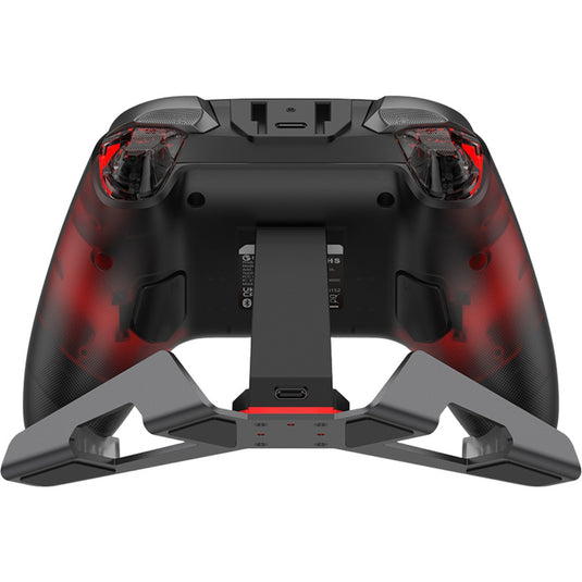 Gamesir cyclone 2 multiplatform controller - shadow black (zwart rood, usb 2,4 ghz bluetooth, switch, android, ios, pc)