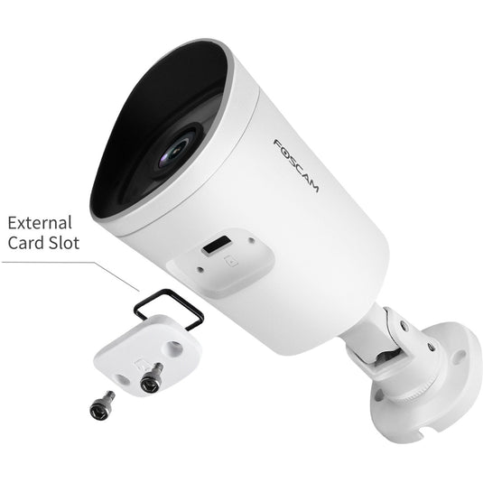 Foscam g4c, 2k starlight wifi buiten beveiligingscamera (wit)