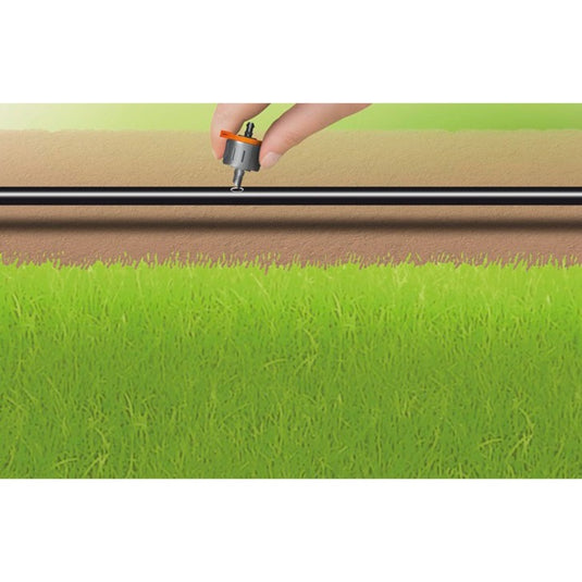 Gardena 'profi' maxi-flow system aansluitset aansluiting (zwart oranje, 1505-23)