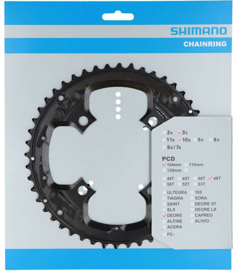 Load image into Gallery viewer, Shimano blad 48t deore 10v 4-arm y1we98010
