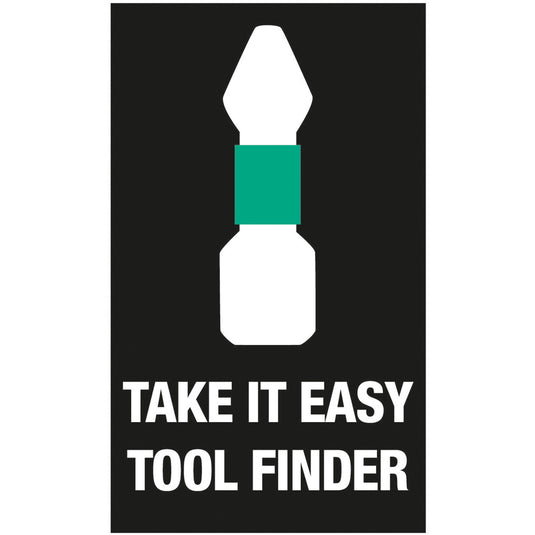 Wera kraftform kompakt pistol ra -r 1, 7‑delig bitset (zwart groen)