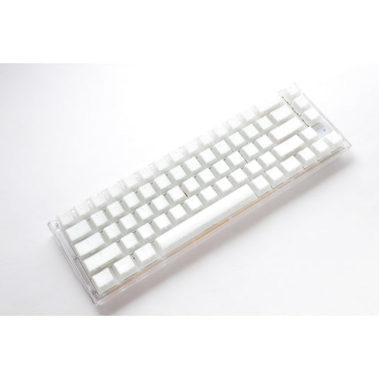 Ducky one 3 sf aura white rgb mechanisch toetsenbord (wit, us lay-out (qwerty), cherry mx brown, 65%, abs double shot, hot swap)