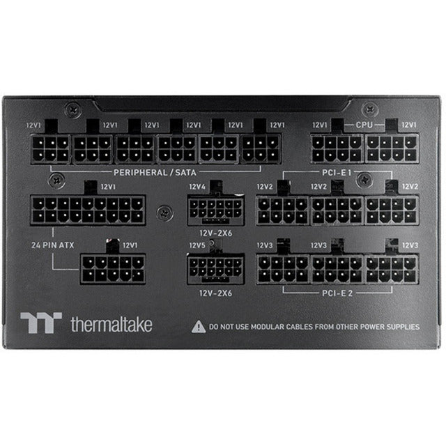 Load image into Gallery viewer, Thermaltake toughpower tf3 modulaire 1650 watt voeding (zwart, 2x 12v-2x6, 9x pcie)
