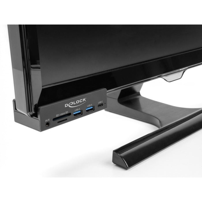 Load image into Gallery viewer, Delock externe 3-poort usb-hub met borgschroef (zwart)
