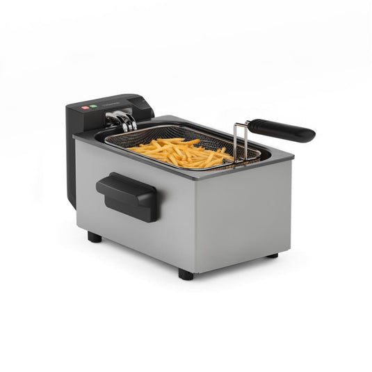 Tristar fr-9338 friteuse frituurpan (roestvrij staal, 3 liter)