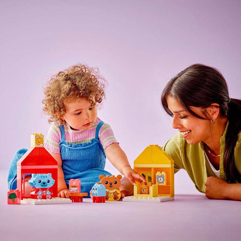 Load image into Gallery viewer, Lego duplo - dagelijkse gewoontes - eten en slapen constructiespeelgoed (10414)
