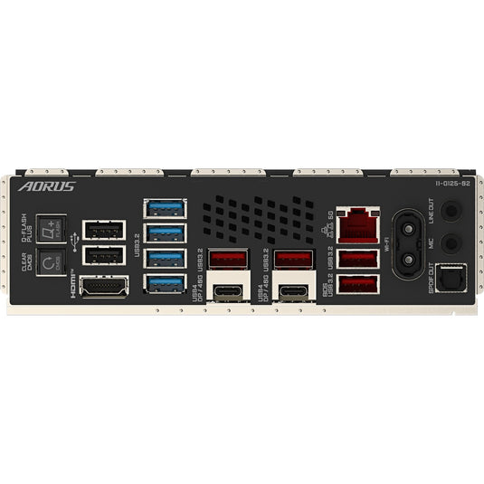 Gigabyte x870e aorus master socket am5 moederbord (zwart, raid, 5 gb-lan, wi-fi 7, bt, sound, atx)