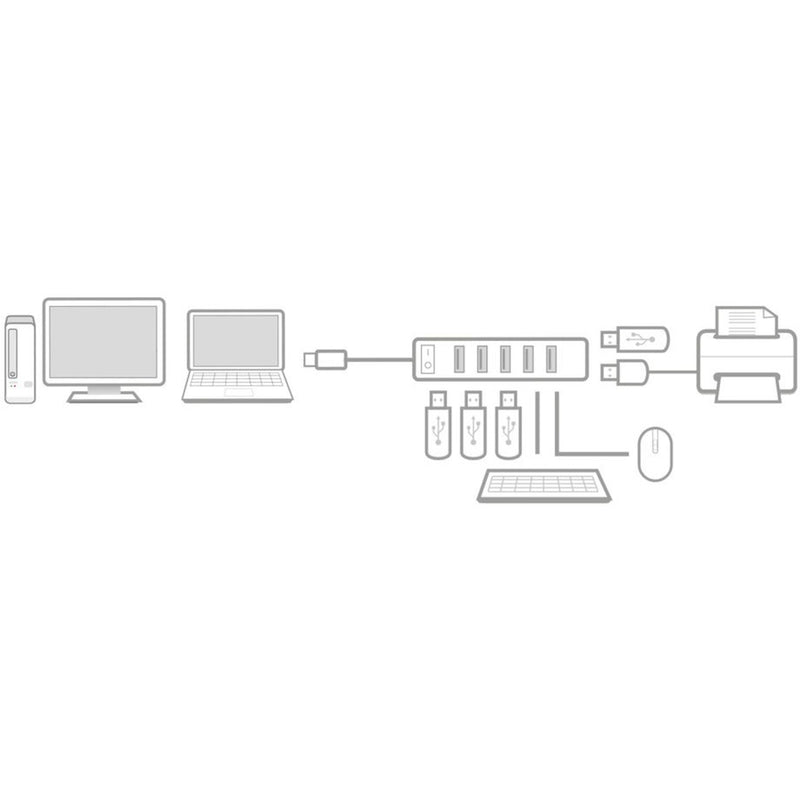 Load image into Gallery viewer, Act usb-hub ac6215 zwart
