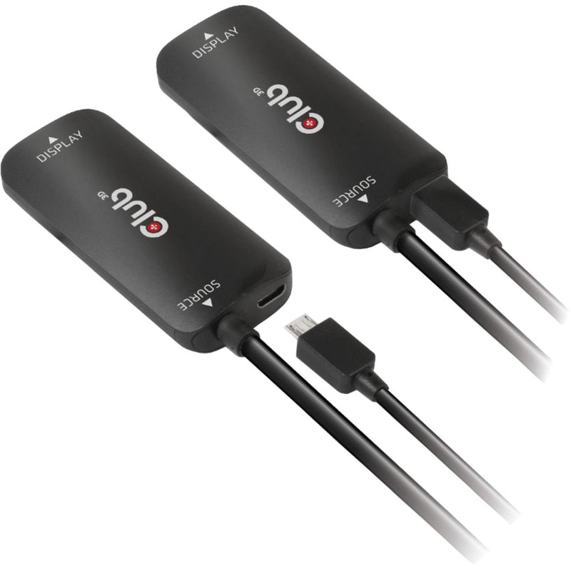Load image into Gallery viewer, Club 3d hdmi + micro-usb naar usb-c adapter (zwart)
