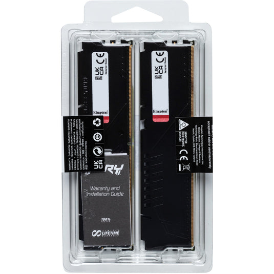 Kingston fury beast 32 gb ddr5-5600 (2x 16 gb) werkgeheugen (zwart, kf556c36bbek2-32, xmp 3.0, expo)