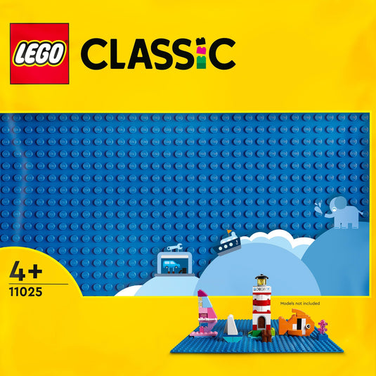 Lego classic blauwe bouwplaat 32x32 bouwbord 11025 blokken