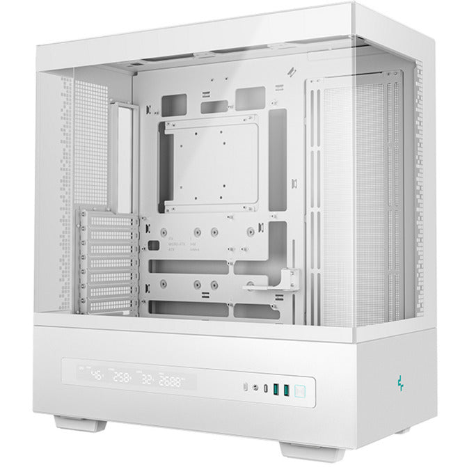 Afbeelding laden in galerijviewer, Deepcool ch690 digital midi tower behuizing (wit | 2x usb-a | 1x usb-c | tempered glass)
