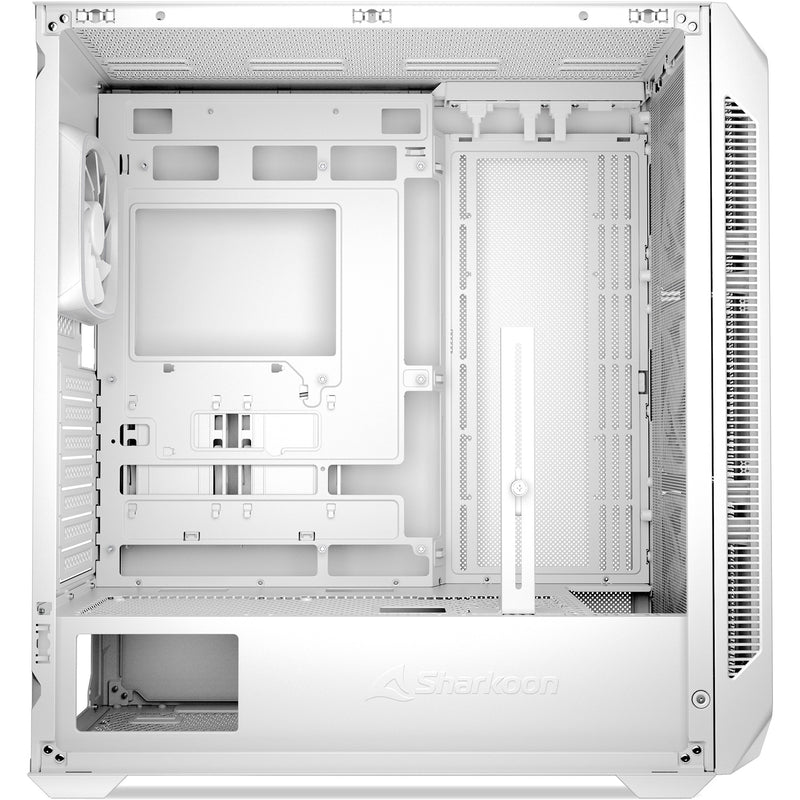 Load image into Gallery viewer, Sharkoon ak5m rgb midi tower behuizing (wit | 2x usb-a | 1x usb-c | rgb | tempered glass)
