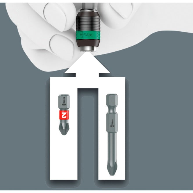 Load image into Gallery viewer, Wera bit-safe 61 universal 1, 61‑delig bitset (zwart groen)
