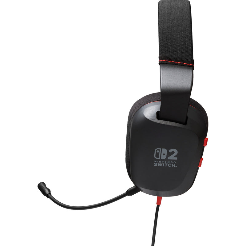 Load image into Gallery viewer, Powera bedrade stereoheadset voor nintendo switch 2 over-ear gaming headset (zwart rood, nintendo switch 2, nintendo switch – oled model, nintendo switch, nintendo switch lite)
