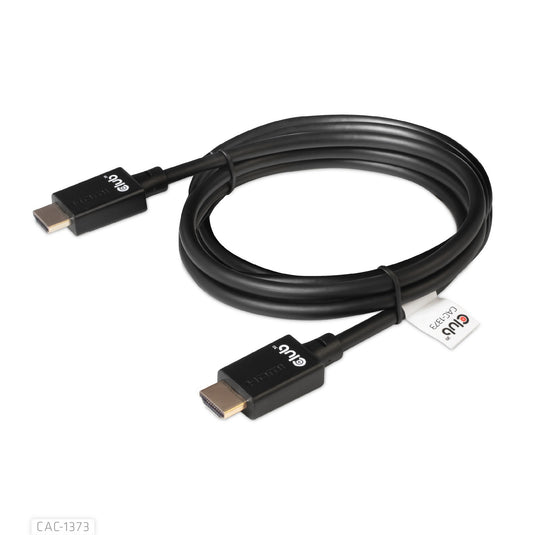 Club 3d gecertificeerde ultra high speed hdmi 2.1 kabel (zwart, 4 meter, 8k)