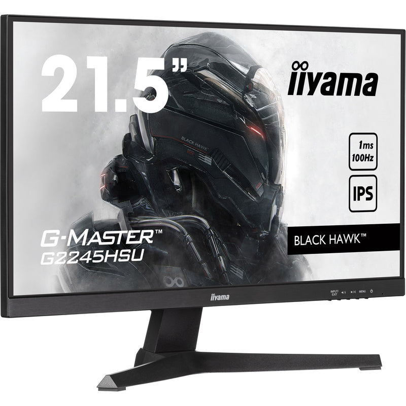 Load image into Gallery viewer, Iiyama g-master black hawk g2245hsu-b2 22 gaming monitor (zwart, hdmi, displayport, 2x usb-a, usb-b)
