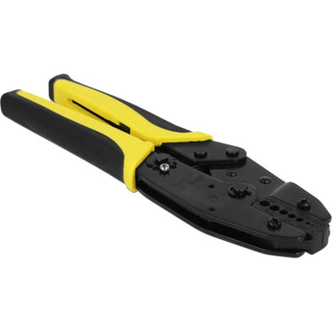 Delock universele coax krimptang (zwart geel, 7 diameters)