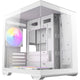 Antec cx60m argb mini tower behuizing (wit | 3x usb-a | rgb | tempered glass)