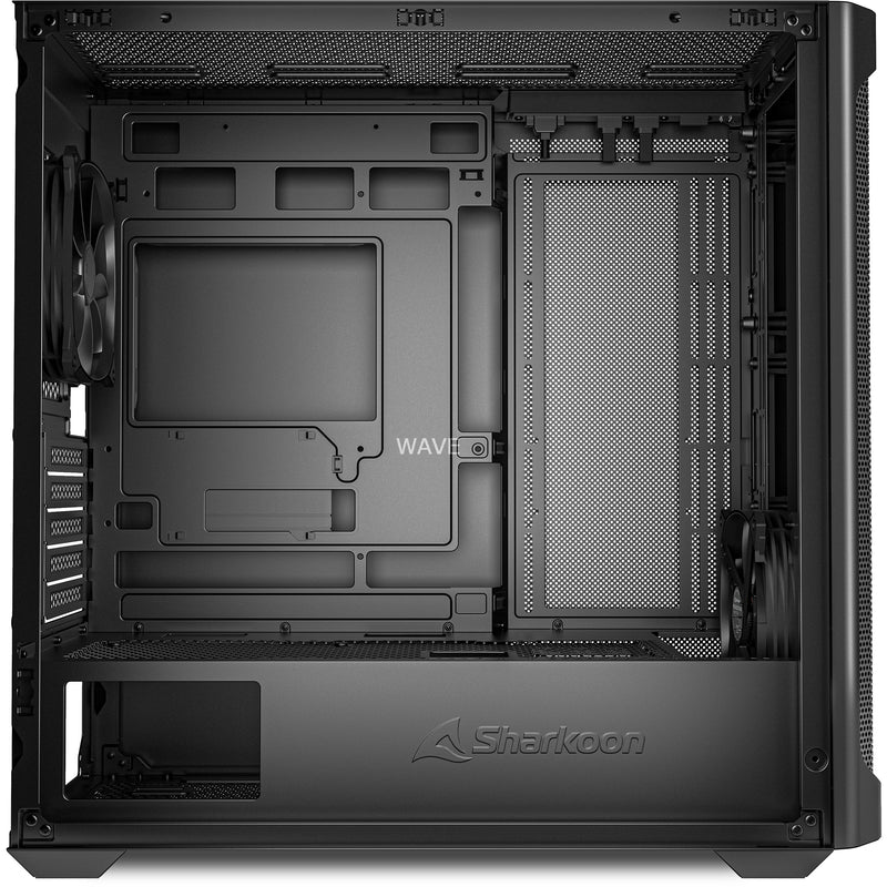 Load image into Gallery viewer, Sharkoon mk4 rgb strip mini tower behuizing (zwart | 2x usb-a | 1x usb-c | rgb)
