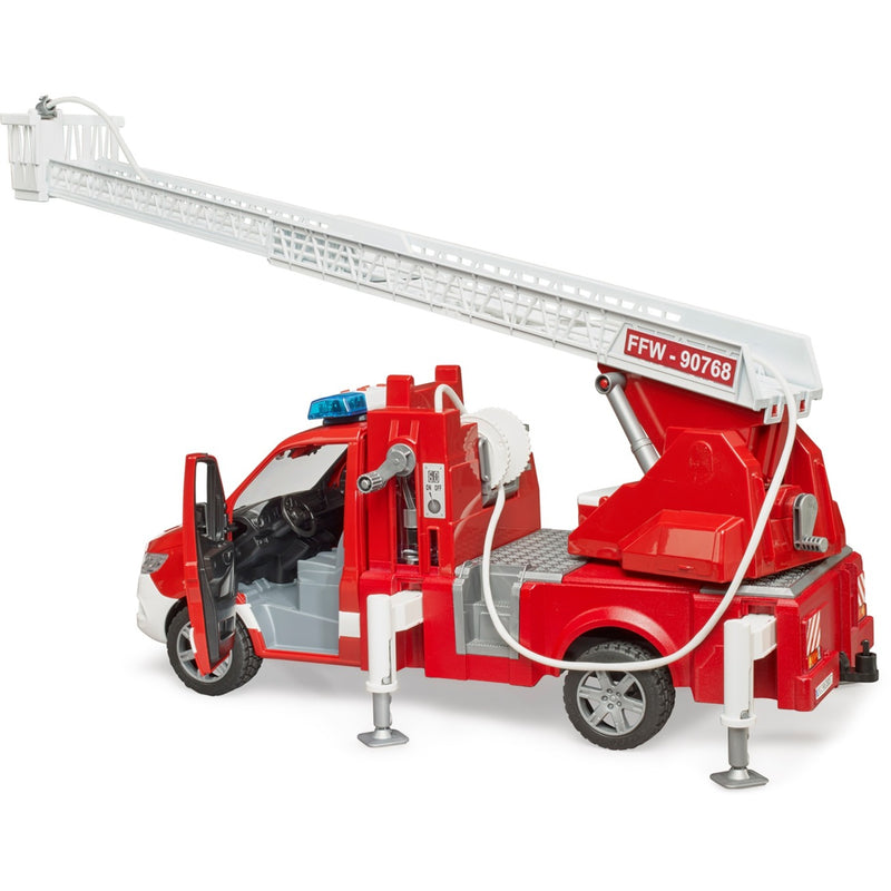 Load image into Gallery viewer, Bruder mb sprinter brandweerwagen met licht en geluid modelvoertuig (02673)
