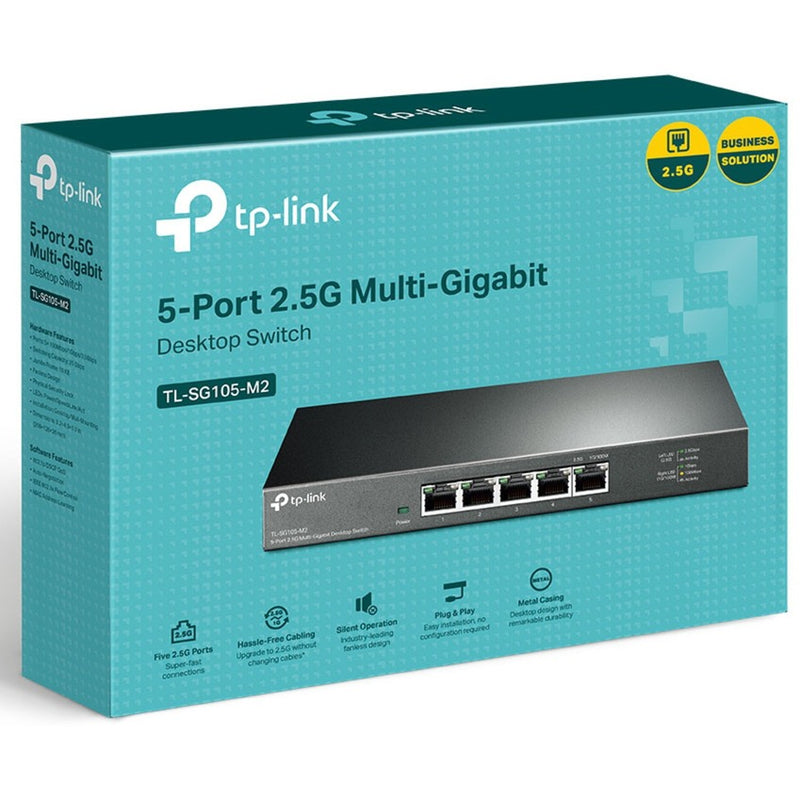 Load image into Gallery viewer, Tp-link tl-sg105-m2 switch (grijs)
