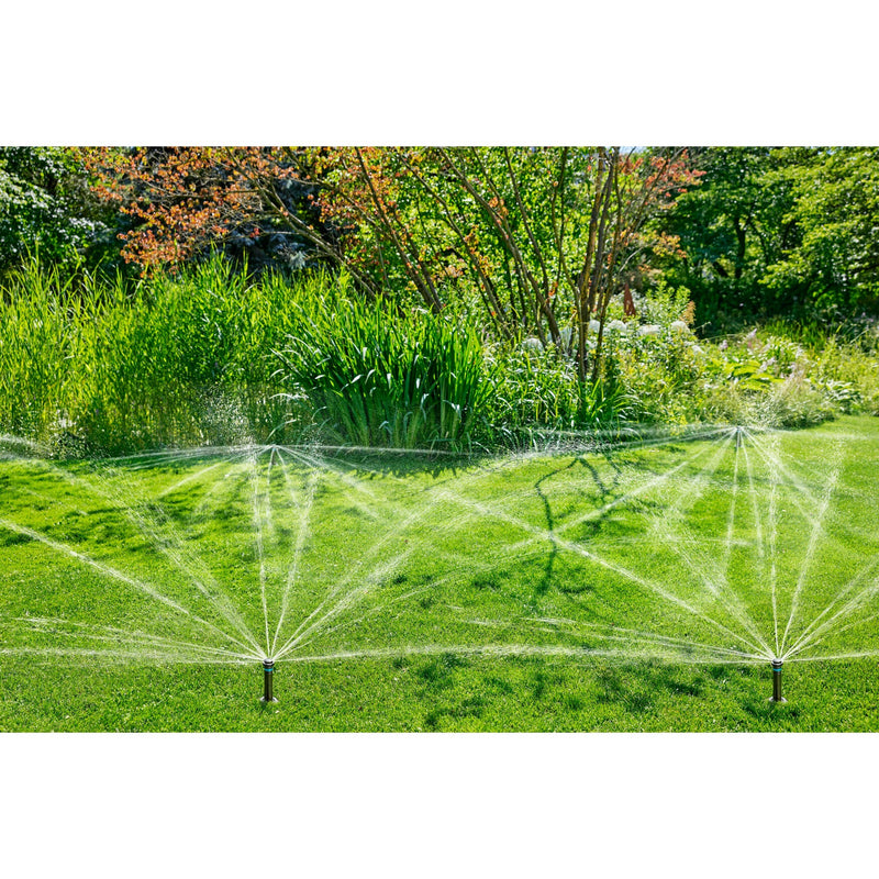 Load image into Gallery viewer, Gardena pop-up sprinkler md80 sproeier (zwart grijs, sproeiafstand tussen 3,5 m en 5 m)
