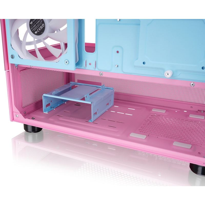 Load image into Gallery viewer, Thermaltake view 170 tg argb mini tower behuizing (roze | 2x usb-a | rgb | tempered glass)
