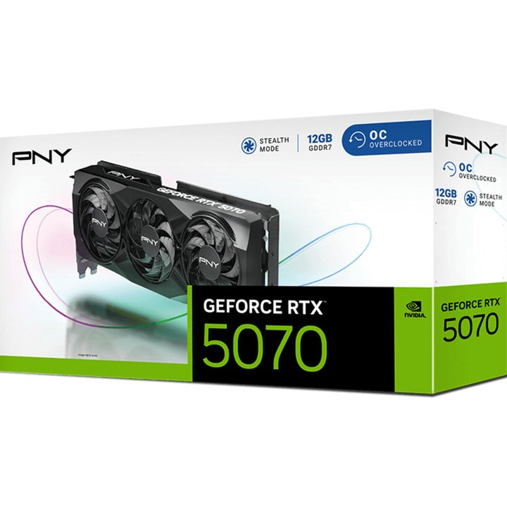 Load image into Gallery viewer, Pny geforce rtx 5070 oc grafische kaart (dlss 4, 3x displayport, 1x hdmi 2.1)
