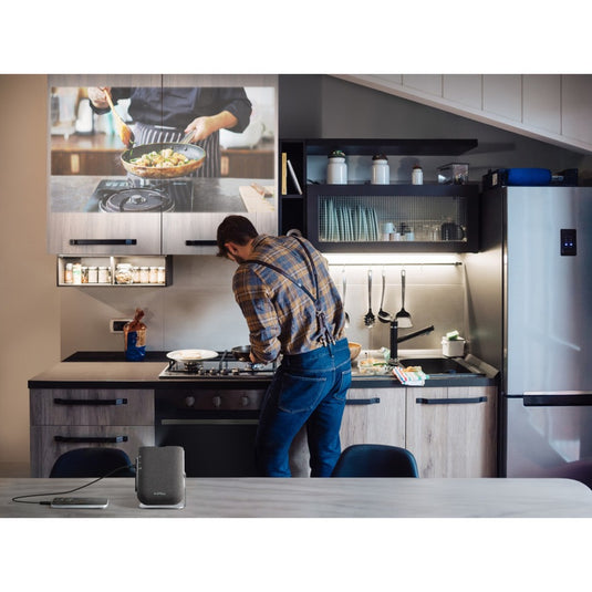 Viewsonic smart led draagbare projector met harman kardon luidsprekers (zwart, hdmi, audio, wifi, bluetooth)