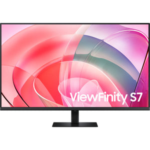 Samsung viewfinity s7 s70d uhd 37 4k uhd monitor (zwart, 1x hdmi, 1x displayport, lan)