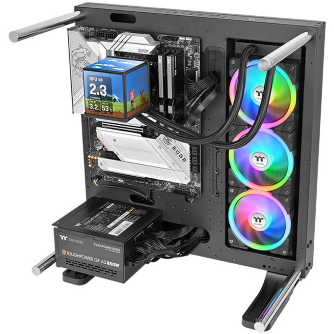 Load image into Gallery viewer, Thermaltake minecube 360 ultra argb sync aio liquid cooler waterkoeling (zwart)
