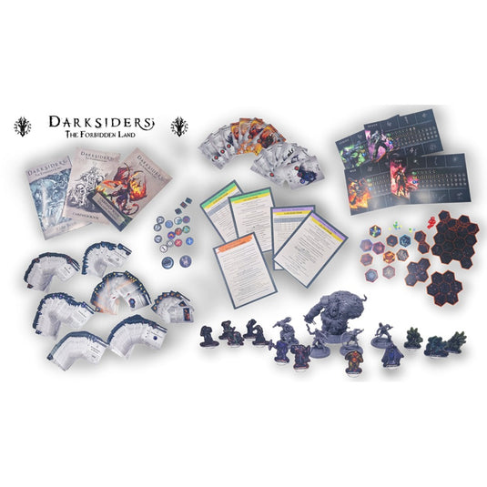 European player network darksiders: the forbidden land bordspel (engels, 1 - 5 spelers, 30 - 60 minuten, vanaf 16 jaar)