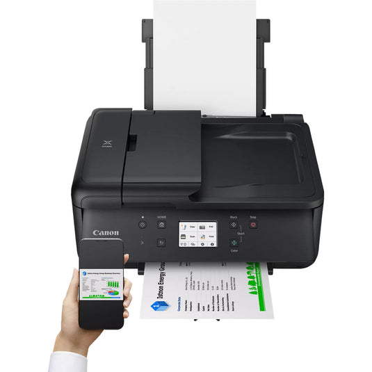 Canon pixma tr7650 all-in-one inkjetprinter met faxfunctie (zwart, usb, wi-fi, kopie, scan, fax)