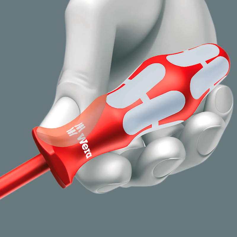 Load image into Gallery viewer, Wera 3160 i 7 schroevendraaierset kraftform plus, roestvrij staal + rek (rood blauw, 7-delig)
