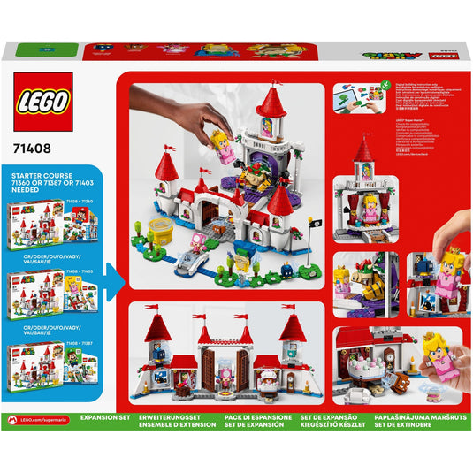 Lego super mario - uitbreidingsset: peach’ kasteel constructiespeelgoed (71408)