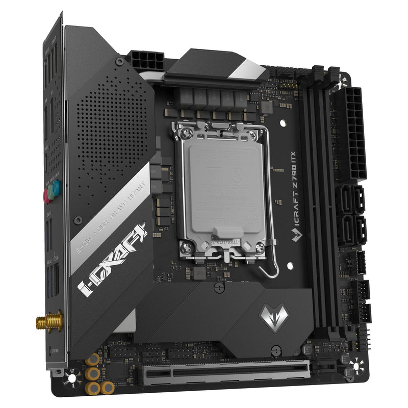 Afbeelding laden in galerijviewer, Maxsun ms-icraft z790 itx wifi socket 1700 moederbord (zwart, raid, 2.5 gb-lan, wlan, bt, sound, mini-itx)

