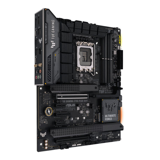 Asus tuf gaming z790-plus wifi socket 1700 moederbord (zwart, raid, 2.5gb-lan, wi-fi 6e, sound, atx)