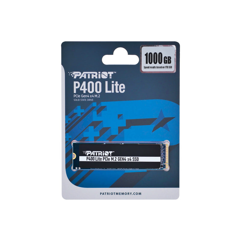 Load image into Gallery viewer, Patriot p400 lite 1 tb ssd (zwart wit, pcie 4.0 x4, nvme 1.4, m.2 2280)
