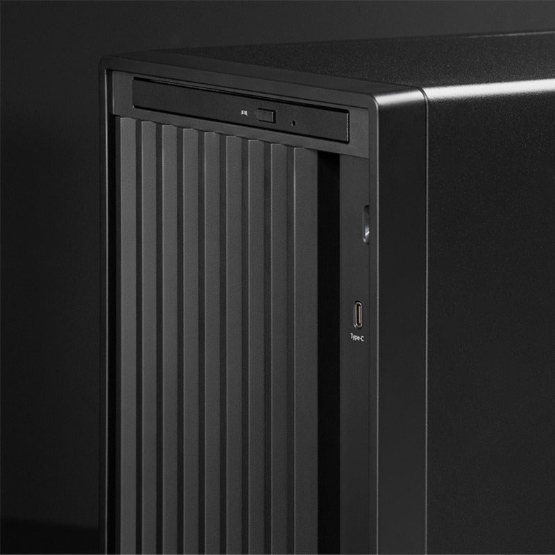 Load image into Gallery viewer, Chieftec uni bs-20b-op mini tower behuizing (zwart | 3x usb-a | 1x usb-c)
