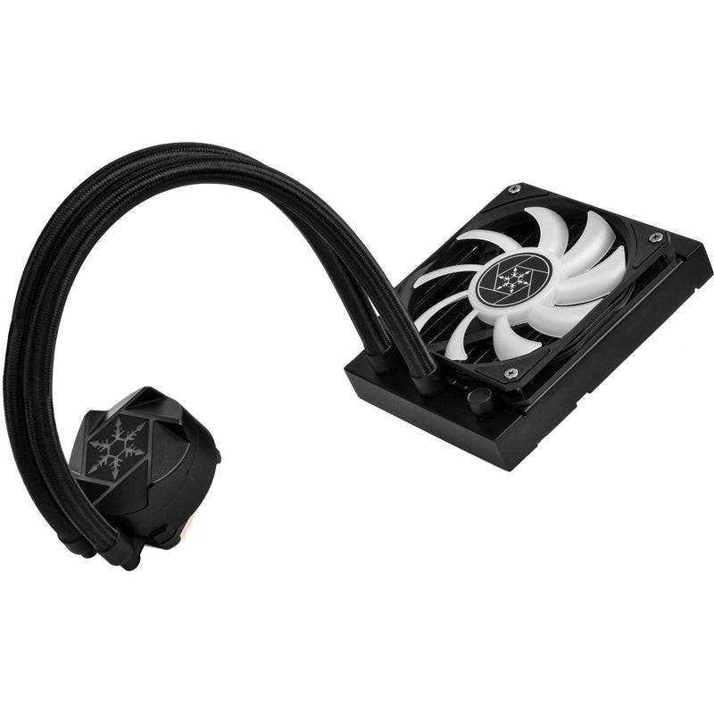 Load image into Gallery viewer, Silverstone vida 120 slim waterkoeling (zwart)
