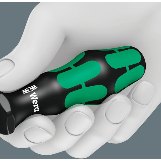 Wera 367 7 torx hf-schroevendraaierset kraftform plus + rek (zwart groen, 7-delig)