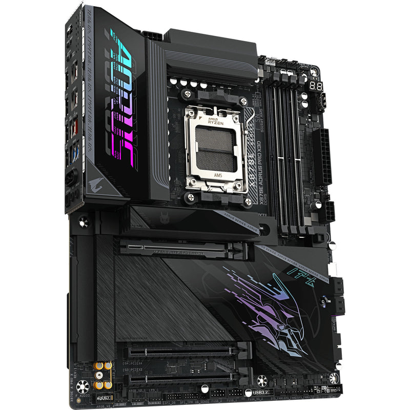 Load image into Gallery viewer, Gigabyte x870e aorus pro x3d socket am5 moederbord (zwart, raid, 5gb-lan, wi-fi 7, bt, sound, atx)
