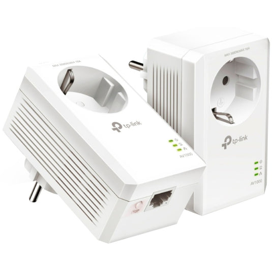 Tp-link tl-pa7017p kit av1000 gigabit powerline starterkit (wit)