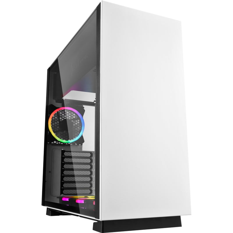 Load image into Gallery viewer, Sharkoon pure steel rgb midi tower behuizing (wit | 2x usb-a | rgb | tempered glass)
