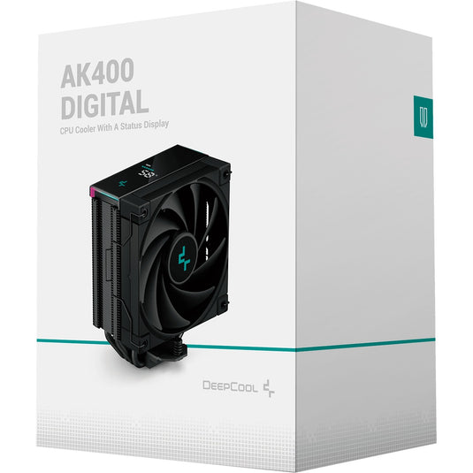 Deepcool ak400 digital rgb cpu-koeler (zwart, 4-pins pwm fan-connector)