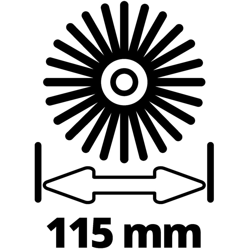 Load image into Gallery viewer, Einhell medium borstelset borstel (gladde stenen)
