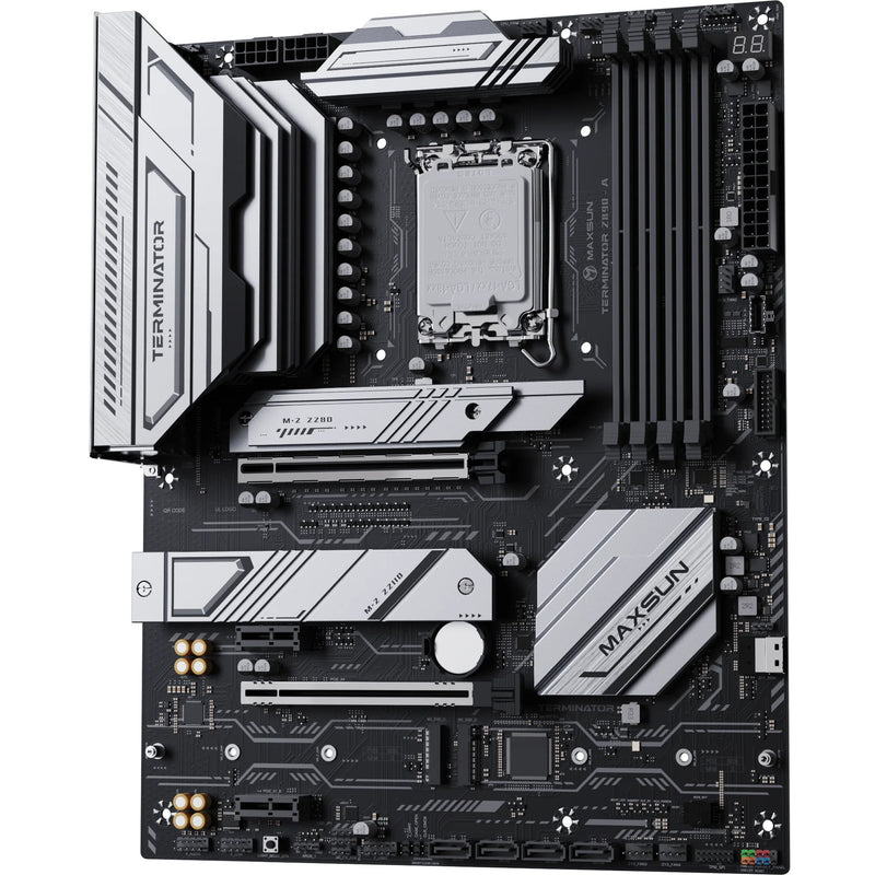 Afbeelding laden in galerijviewer, Maxsun ms-terminator z890-a socket 1851 moederbord (zwart, raid, 2.5 gb-lan, sound, atx)
